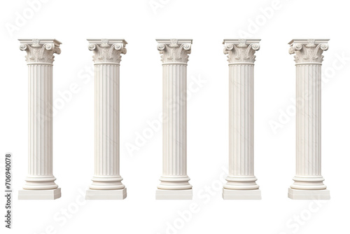 Greek Inspired Neo Classical Design Isolated On Transparent Background
