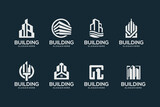 Set of building modern logo design inspiration