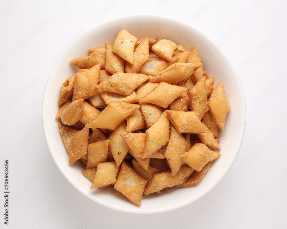 Indian sweet snack made from dough made from flour or rava or semolina, sugar and ghee Indian sweet snack made from dough made from flour or rava or semolina, sugar and ghee