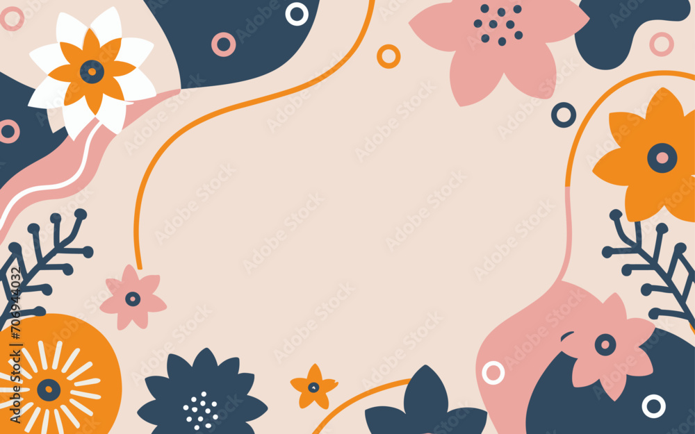 Floral abstract background poster. Good for fashion fabrics, postcards, email header, wallpaper, banner, events, covers, advertising, and more. Valentine's day, women's day, mother's day background. Floral abstract background poster. Good for fashion fabrics, postcards, email header, wallpaper, banner, events, covers, advertising, and more. Valentine's day, women's day, mother's day background.