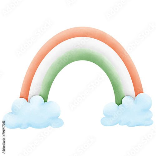rainbow in saint patricks day