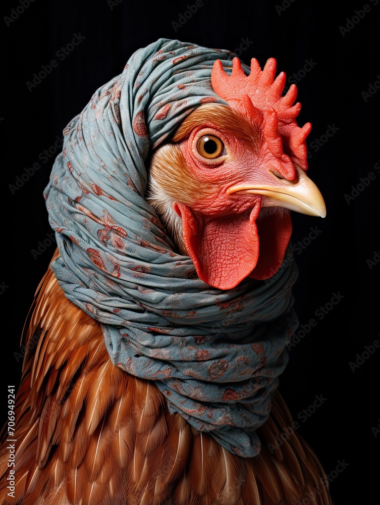 Turkey Snood Exploring the Anatomy of Farm Animals in the Country