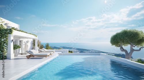 Seaside Sanctuary: Summer Vacation in a Traditional Mediterranean Retreat © pierre