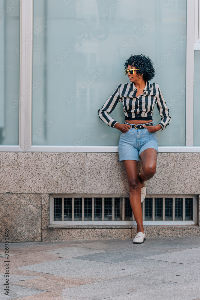 woman on the street outdoors woman on the street outdoors