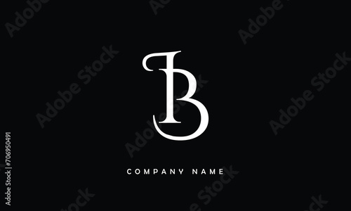 BI, IB, B, I Abstract Letters Logo Monogram