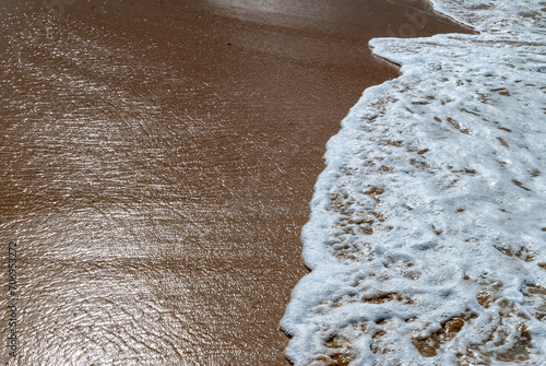 waves on the beach