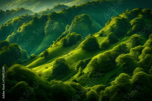 view of green forest © faizan muhammad