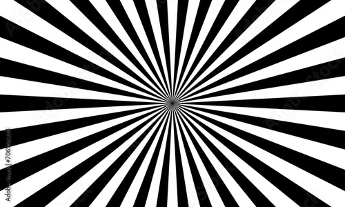sunburst vector copyspace black background.  sunray copy space isolated on white. Starburst for illustration.