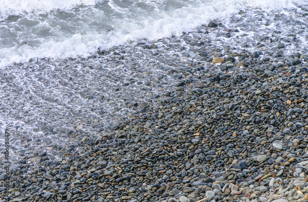sea stones in winter on the beach in Cyprus 8 sea stones in winter on the beach in Cyprus 8