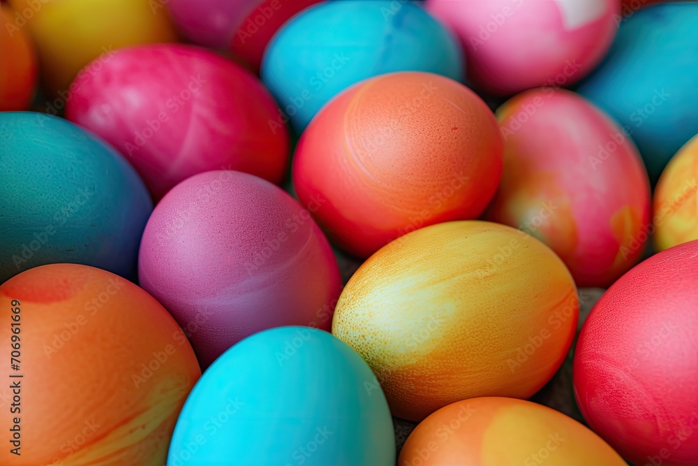 Pile of colorful Easter eggs Pile of colorful Easter eggs