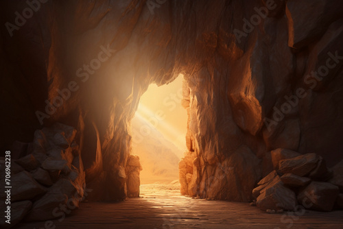 Sunrise at the Cave's Entrance 