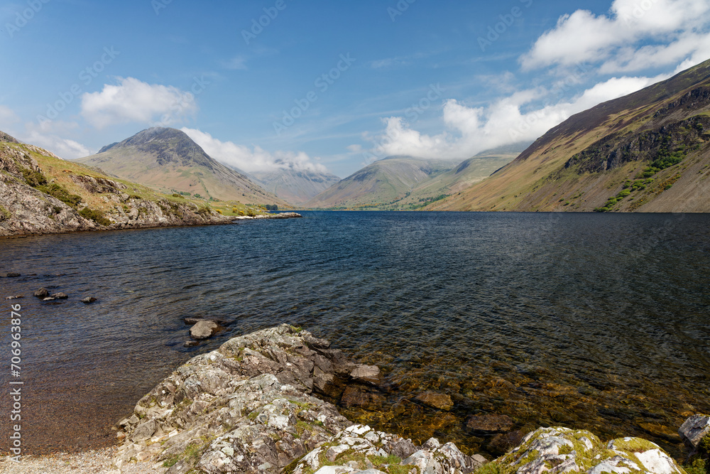 Wastwater in the English Lake District Cumbria UK