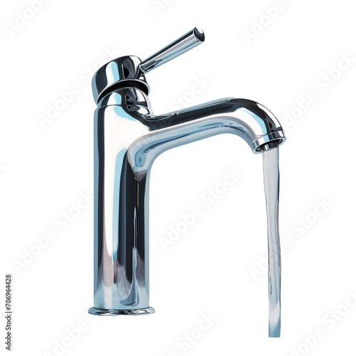 water flowing from a faucet

