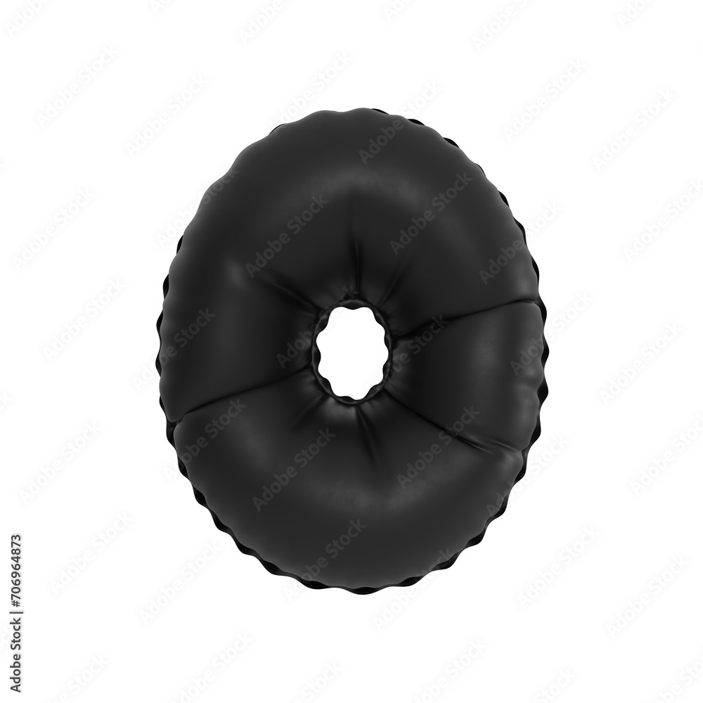 Black Balloon Letter O Black Balloon Letter O