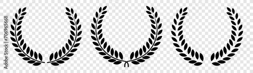 medallion decoration with circular leaves