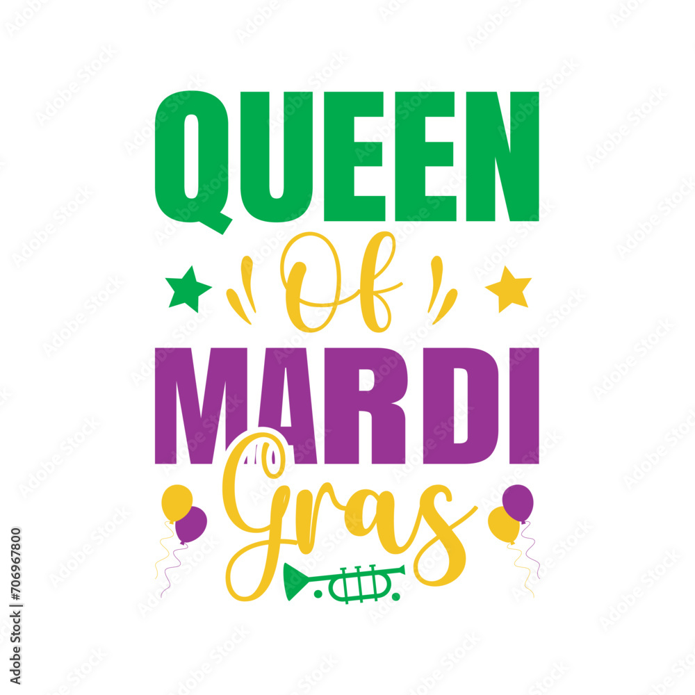 Mardi Gras SVG T-shirt design