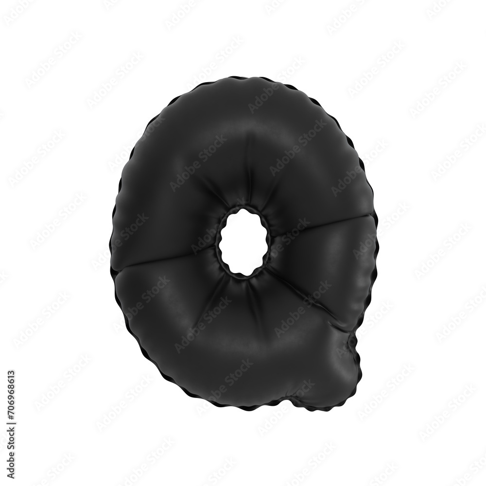 Black Balloon Letter Q Black Balloon Letter Q