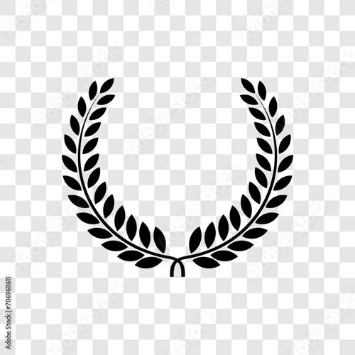 medallion decoration with circular leaves