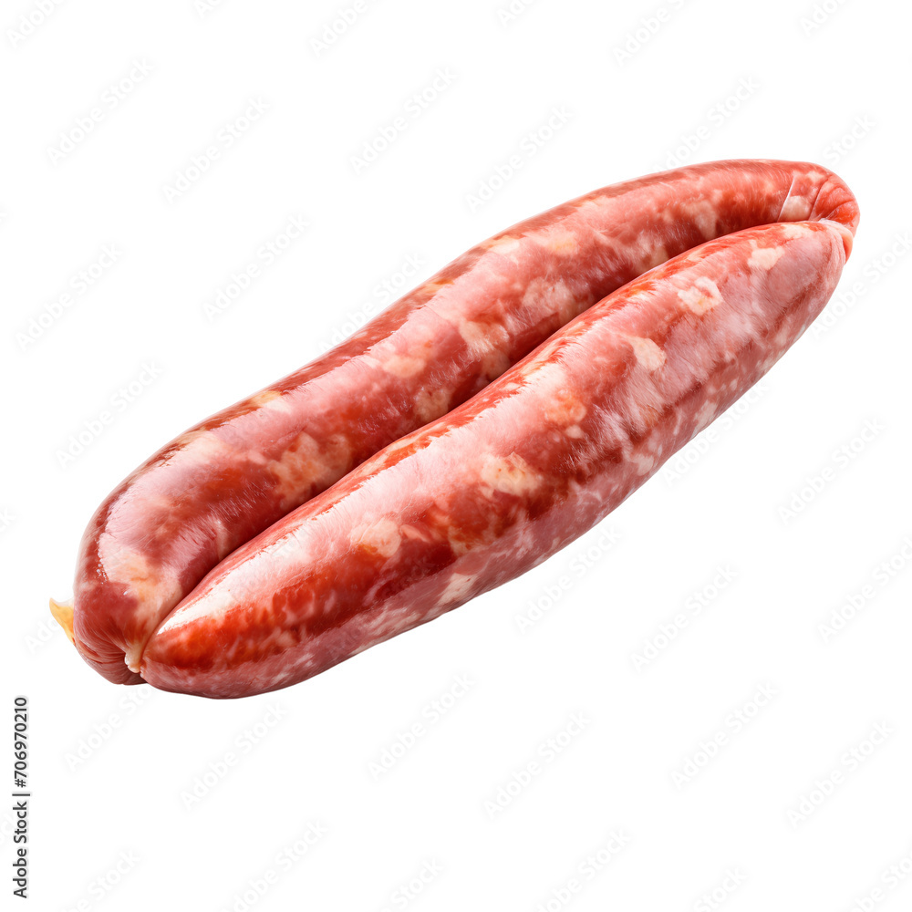 Sausage, Bacon, isolated on transparent background Sausage, Bacon, isolated on transparent background