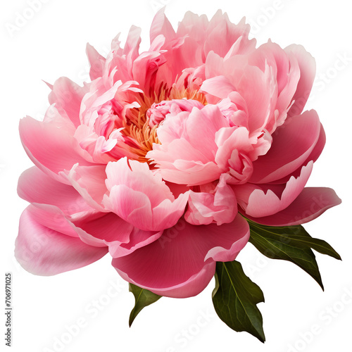 pink rose isolated on white background