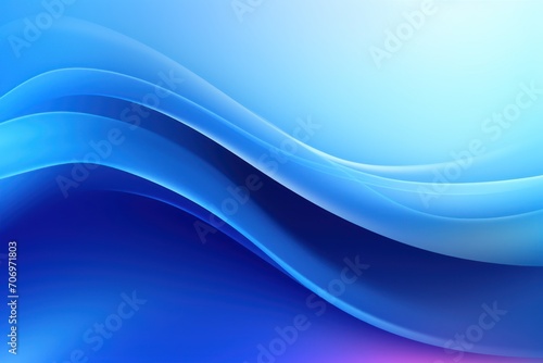 blue gradient background with hologram effect