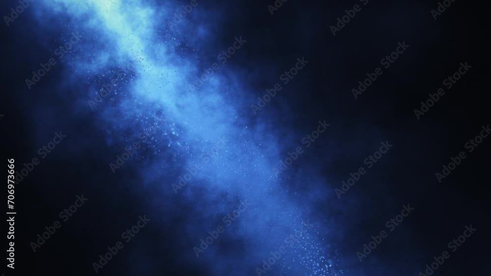 Blue Fog And Particles Blue Fog And Particles