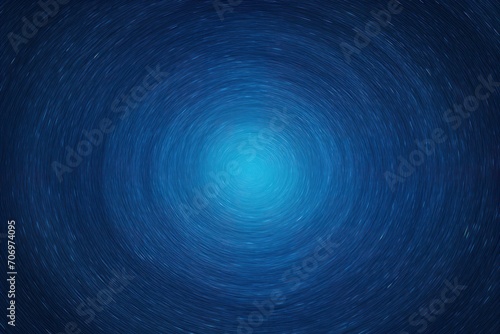 Blue round gradient. Digital noise, grain texture