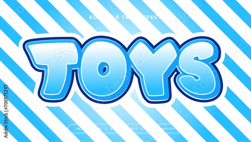 Toys blue text blaster style.