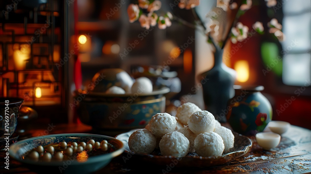 Traditional Chinese sweets on the table. Selective focus. nature. Traditional Chinese sweets on the table. Selective focus. nature.