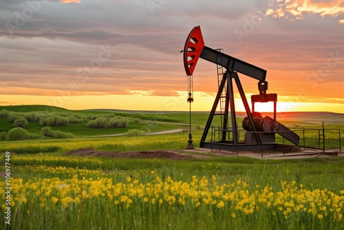 Obraz na płótnie oil pump jack