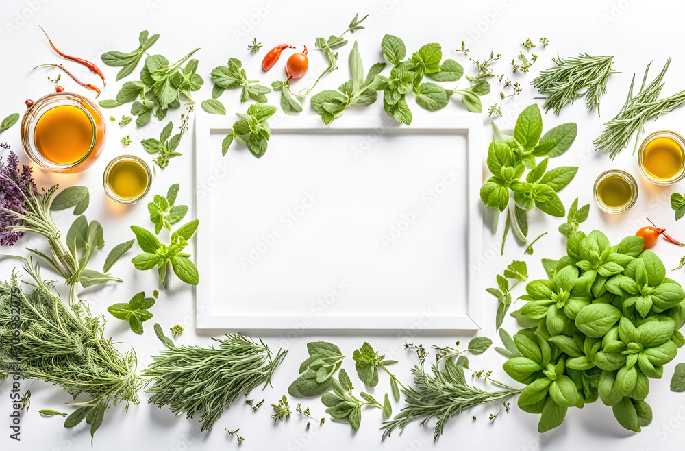 Rahmen Vorlage Hintergründe mit Kräutern, Gewürzen in frischem grün um freie Fläche, wie weißes Papier, hell, Platte, vegetarisch vegane Küche, Zutaten, zubereitung, Blätter, würzig, blank, essen Rahmen Vorlage Hintergründe mit Kräutern, Gewürzen in frischem grün um freie Fläche, wie weißes Papier, hell, Platte, vegetarisch vegane Küche, Zutaten, zubereitung, Blätter, würzig, blank, essen