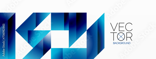 Minimalist elegance - lines, squares, triangles converge on white. Geometry essence showcased in serene harmony. Harmonizing essential shapes on a pristine backdrop