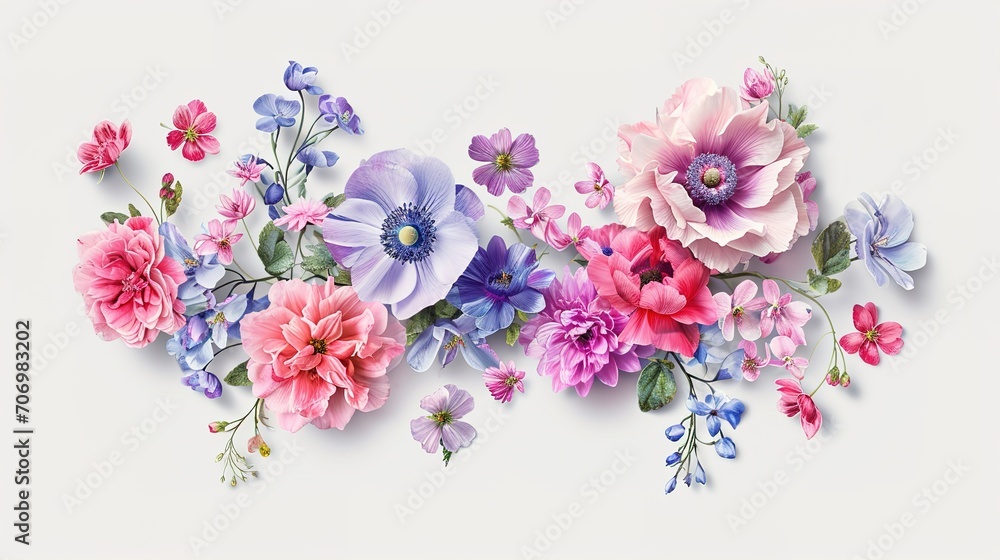 In the spring when the flowers are in full bloom,generated with AI. In the spring when the flowers are in full bloom,generated with AI.