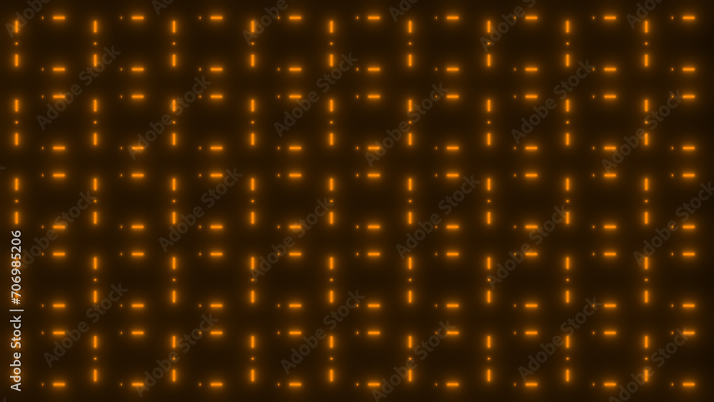 Orange Neon Geometric Pattern Background Orange Neon Geometric Pattern Background