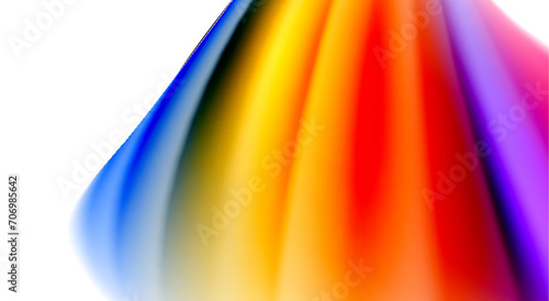 Color mixing liquid rainbow shape background