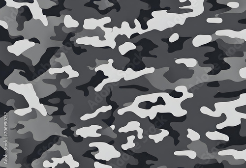 Camouflage pattern. Trendy dark gray photo