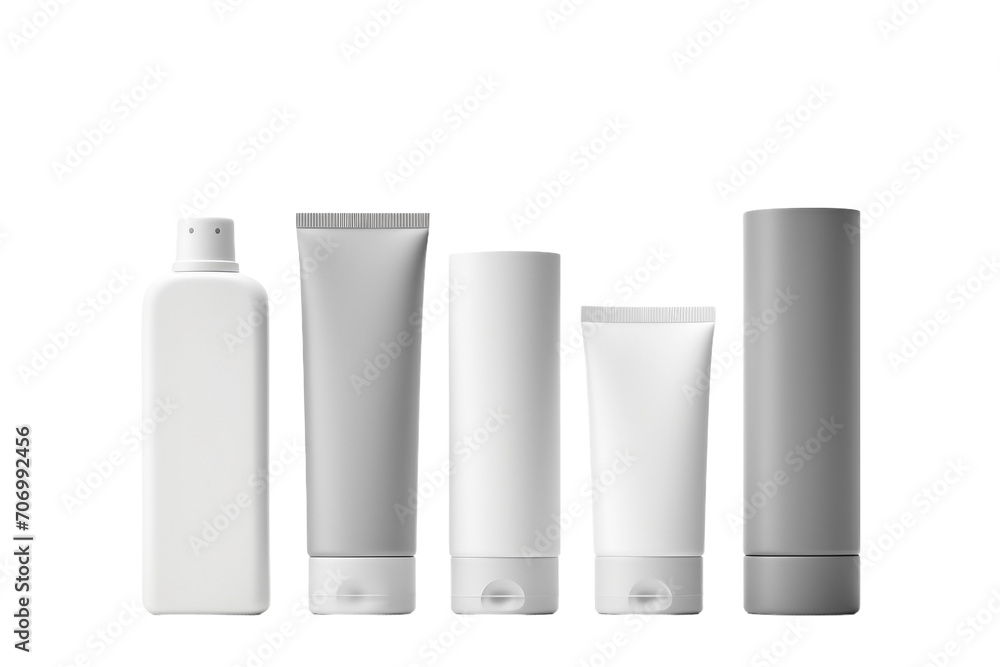 Cosmetics bottles, cream, isolated on white background, tube isolated on white Cosmetics bottles, cream, isolated on white background, tube isolated on white