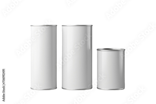 Wallpaper Mural metal can isolated on white Torontodigital.ca