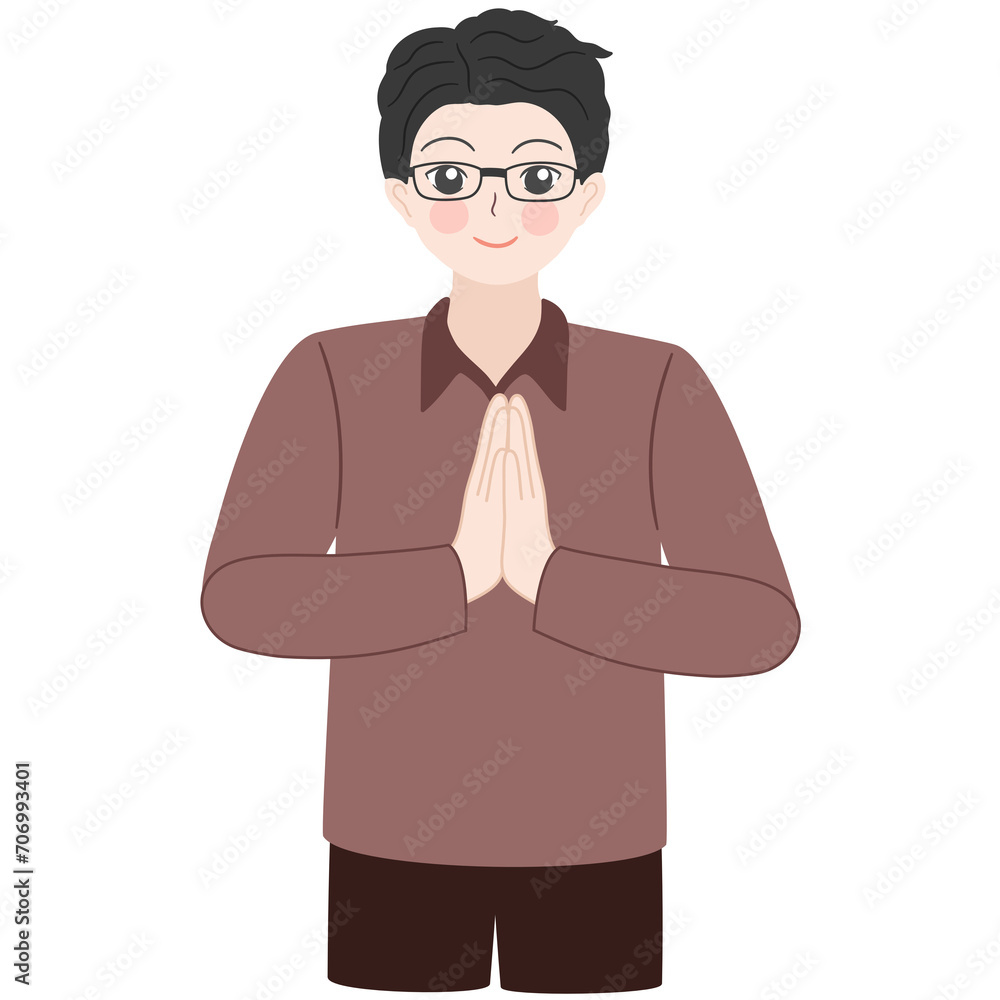 muslim man greeting eid mubarak muslim man greeting eid mubarak