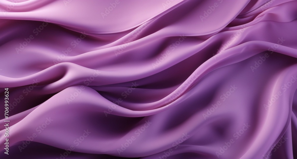 Obraz premium Folds of silk satin fabric lie beautifully on the table. Elegant pastel textile background for advertising goods and business.