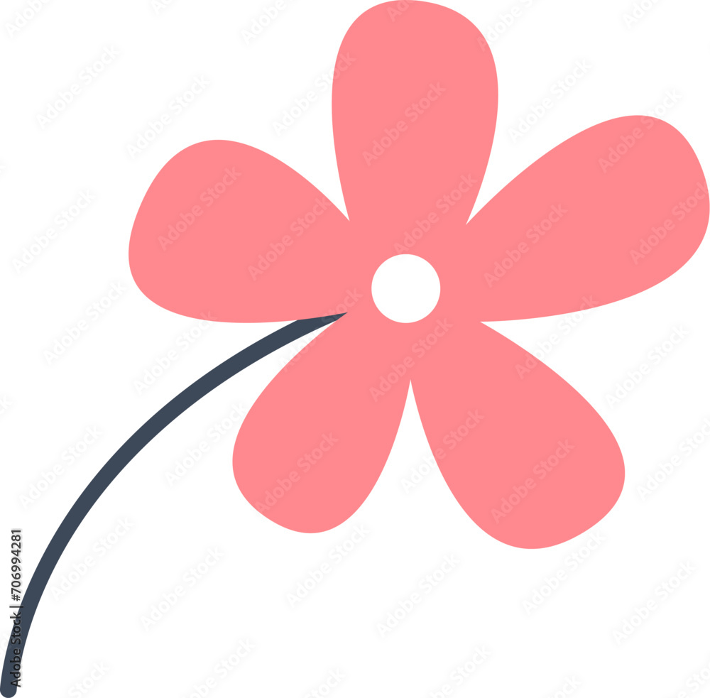 Flower On Stem Flower On Stem