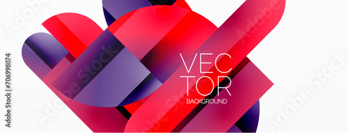Abstract masterpiece formed by delicate interplay of circles, squares, and triangles. Geometric elements converge in harmonious chaos, evoking sense of modern creativity. Symphony of shapes