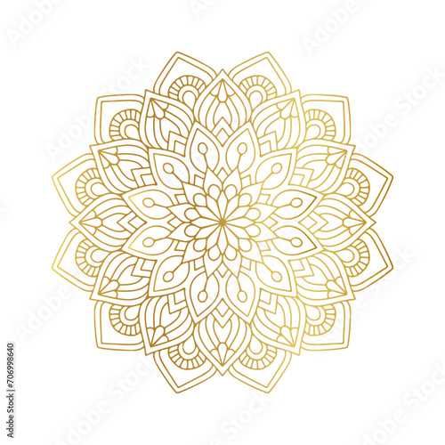 golden mandala vector, gold  floral mandala, Mandala Mehndi Drawing