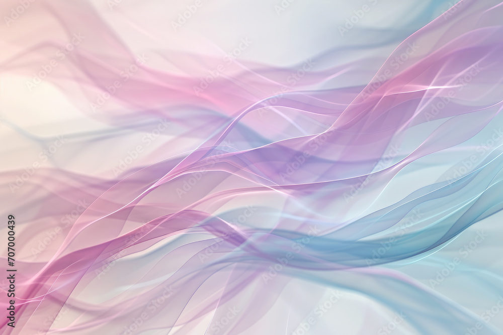 Obraz premium Abstract shiny pink silk curve shape background.