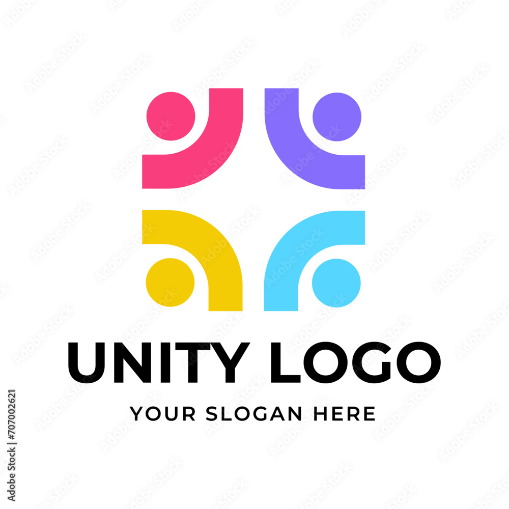 Global Community Logo Icon Elements Template. Community human Logo template vector Global Community Logo Icon Elements Template. Community human Logo template vector