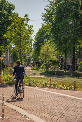 Wallpaper Mural Radfahrer in Amsterdam Torontodigital.ca