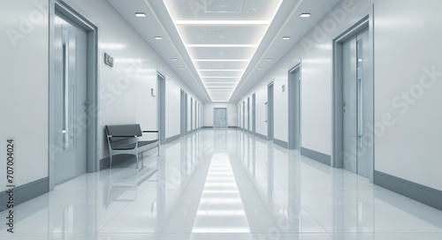 Serene Hospital  A Visual Representation of a Pristine  Tranquil Medical Facility