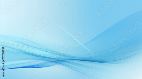 Abstract blue wave background, background in the style of smooth surface, light-focused, light sky-blue 