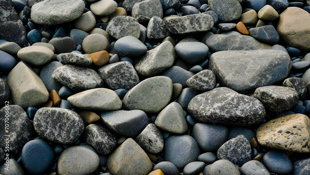 Close-up of rock assortment. A beautiful assortment of shiny rocks, from smooth quartz to blue agate Close-up of rock assortment. A beautiful assortment of shiny rocks, from smooth quartz to blue agate