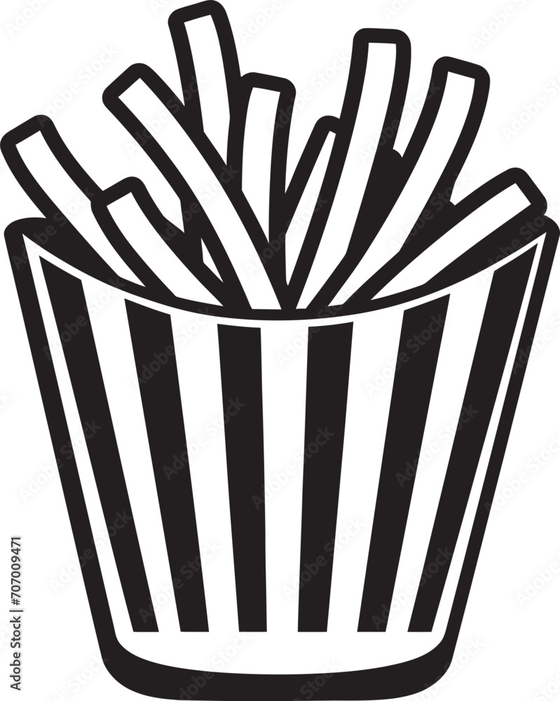 SpudStyle Dynamic Fries Logo FryFusion French Fry Vector Icon SpudStyle Dynamic Fries Logo FryFusion French Fry Vector Icon